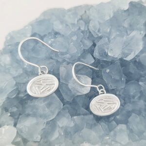 Oval Forest Impressions Earrings