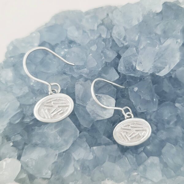 Oval Forest Impressions Earrings