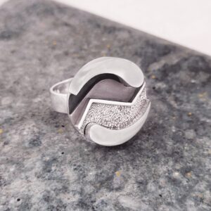 Yin-Yang Swirl Ring