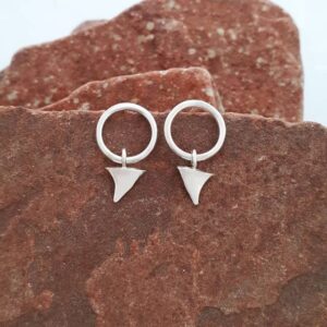 Rose-Thorn Sterling Silver Earrings