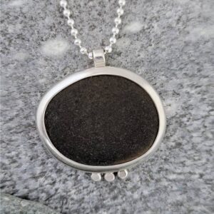 Granite Pebble Pendant from Lake Superior